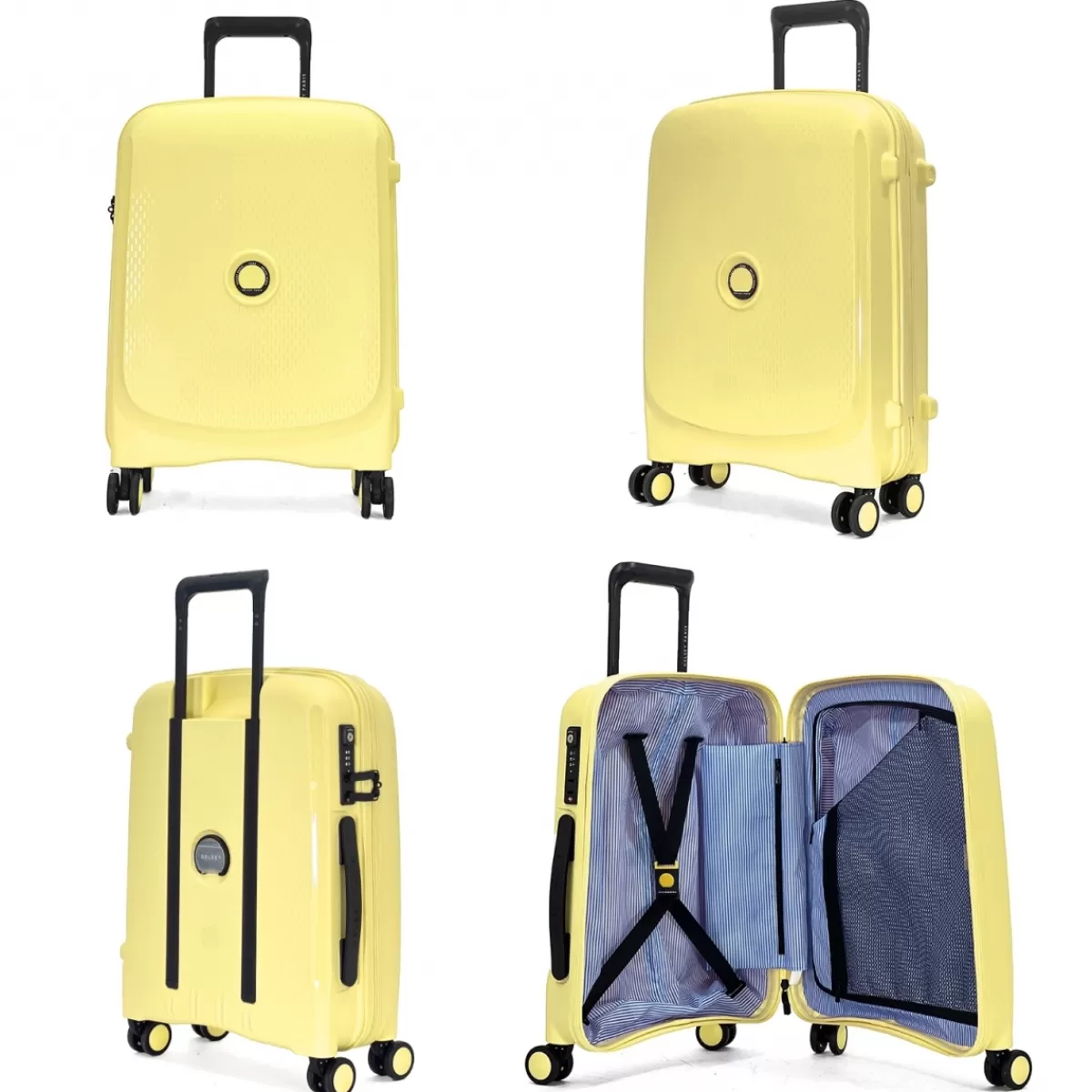 Lot 2 valises rigides Beaumont cabine 55cm et soute extensible 71cm TSA^Delsey Online