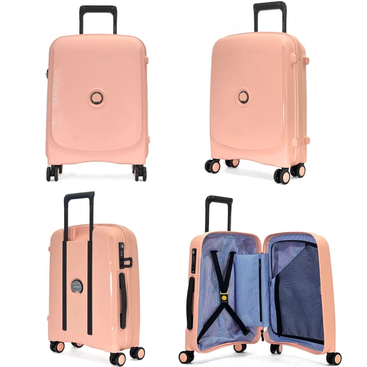 Lot 2 valises rigides Beaumont cabine 55cm et soute extensible 71cm TSA^Delsey Online