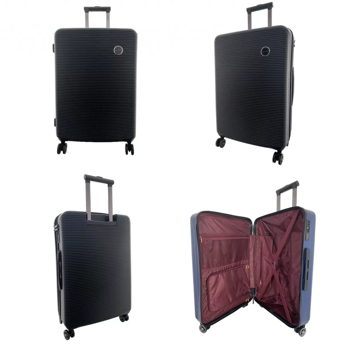 Lot 3 valises rigides dont 1 valise cabine ABS TSA^David Jones Best