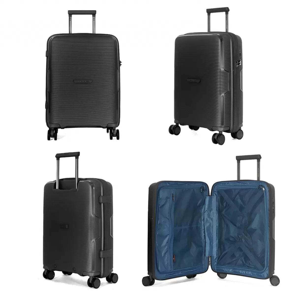 Lot 3 valises rigides dont 1 valise cabine TSA PETE^David Jones Online