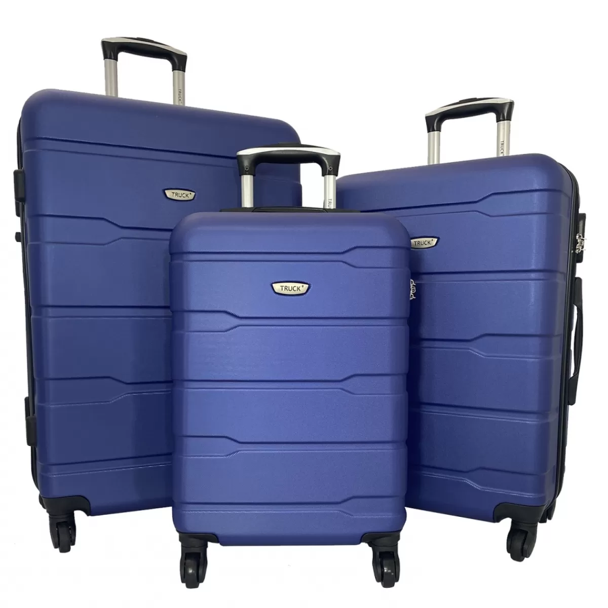 Lot 3 valises rigides dont 1 valise cabine ABS^Truck Discount