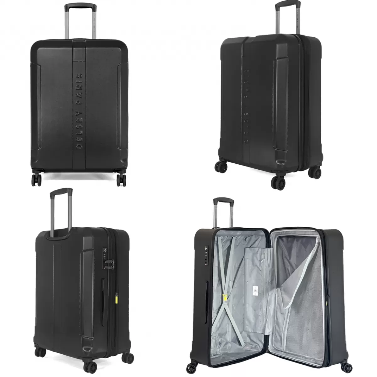Lot 2 valises rigides extensibles Départ 65cm et 75cm TSA^Delsey Shop