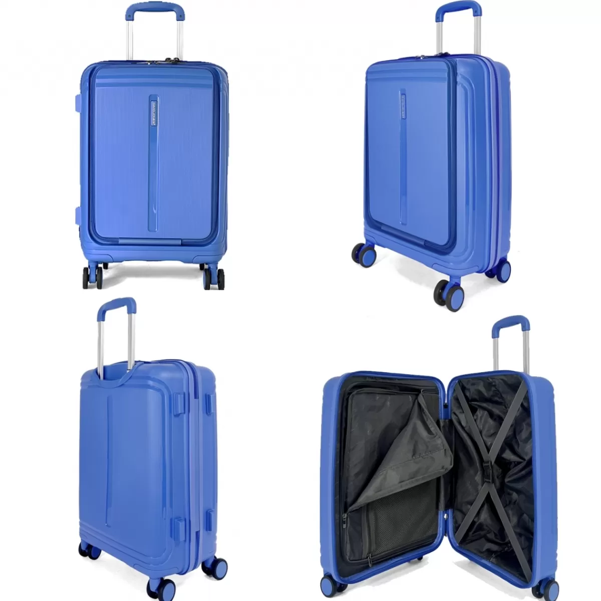 Lot 3 valises rigides extensibles dont 1 cabine porte-ordinateur 17" TSA^David Jones Online
