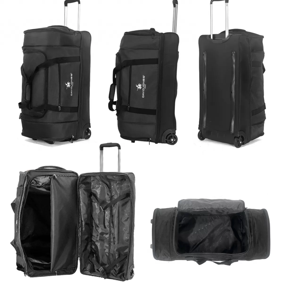 Sac de voyage à roulettes 105L double compartiment Taille L 75cm^David Jones Best Sale