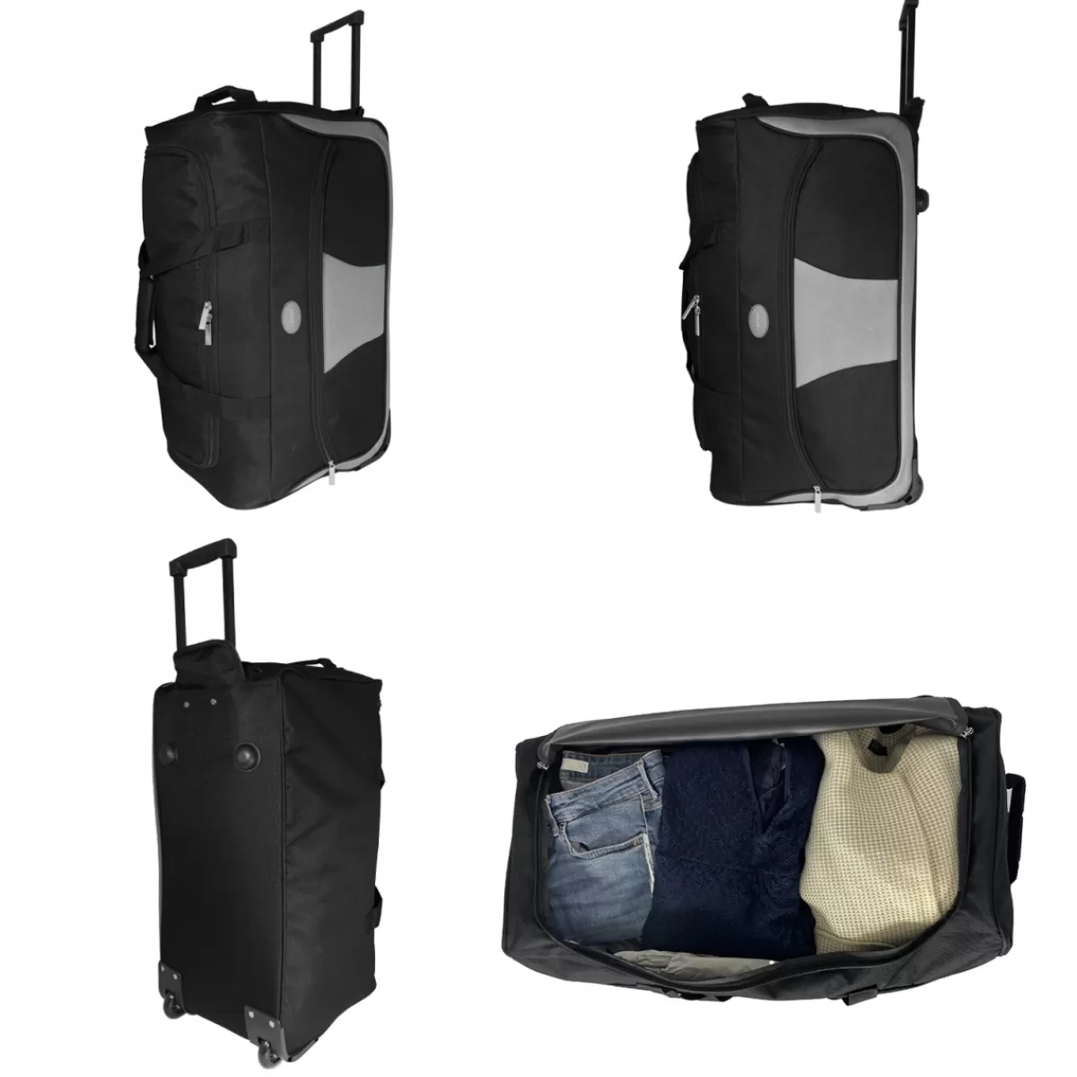 Sac de voyage avec roulettes 70L polyester taille M 68cm^Cactus Online
