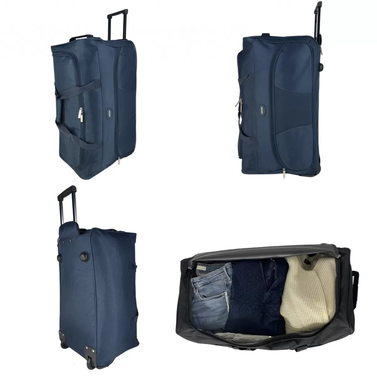 Sac de voyage avec roulettes 70L polyester taille M 68cm^Cactus Clearance