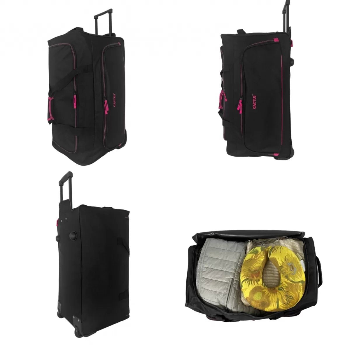 Sac de voyage avec roulettes 70L polyester taille M 64cm^Cactus Best Sale