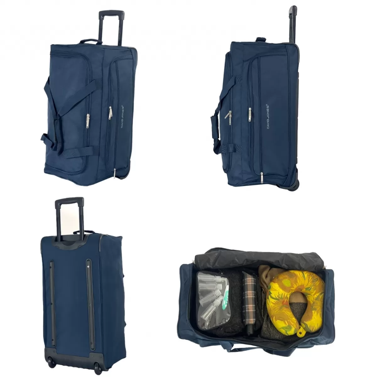 Sac de voyage avec roulettes 61L polyester taille M 66cm^David Jones Sale