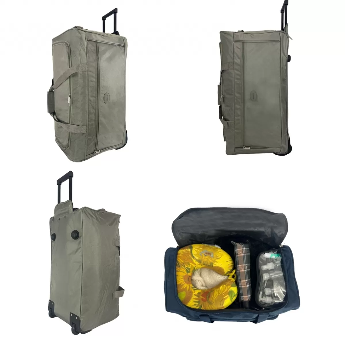 Sac de voyage avec roulettes 70L polyester taille M 64cm^Degré Outlet