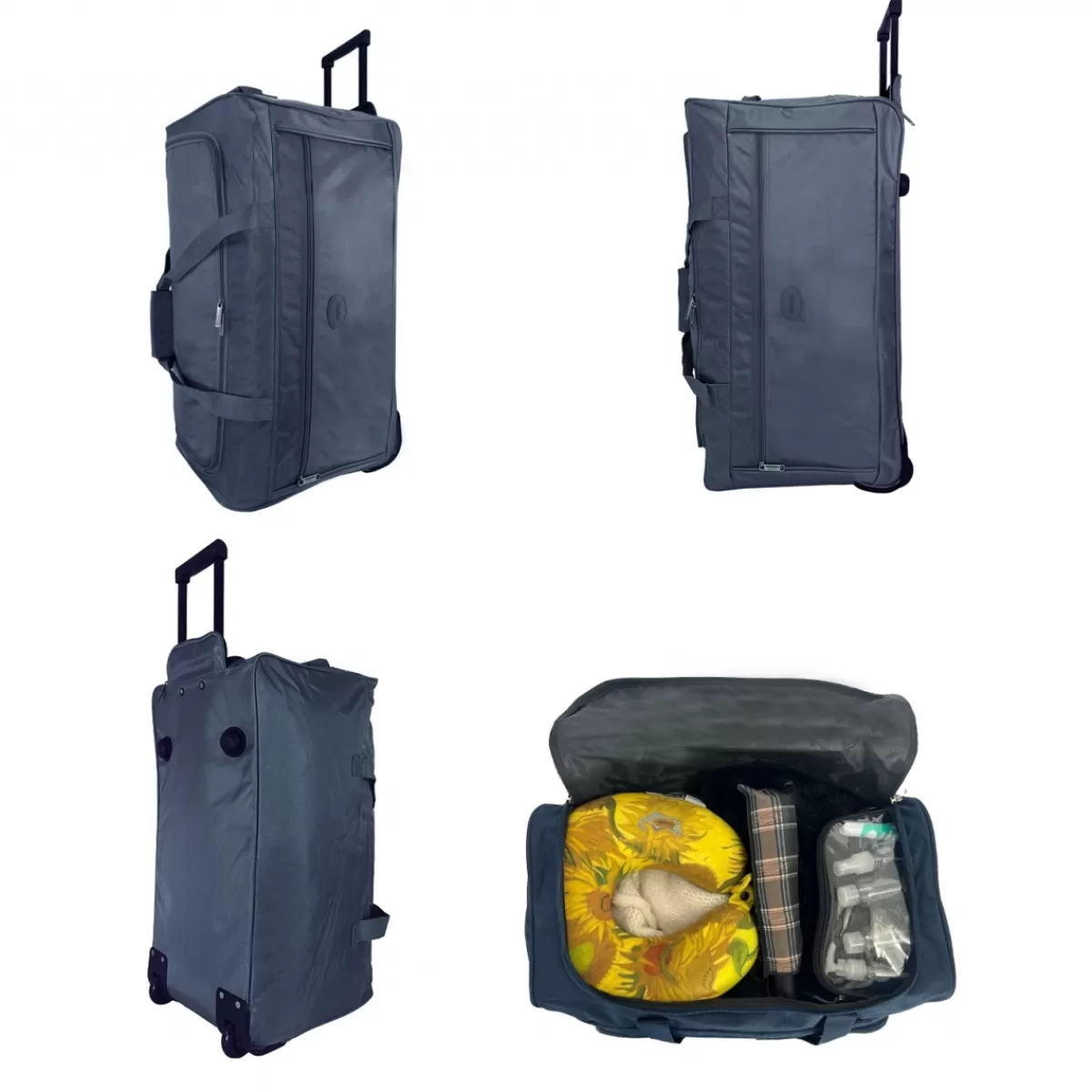 Sac de voyage avec roulettes 70L polyester taille M 64cm^Degré Outlet
