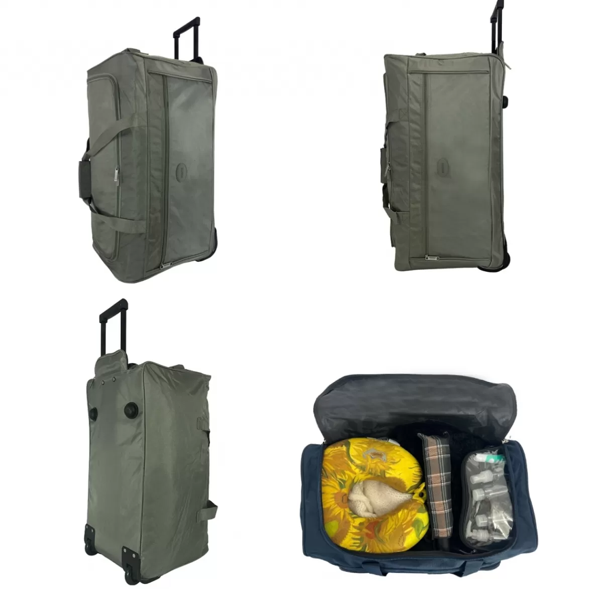 Sac de voyage avec roulettes 70L polyester taille M 64cm^Degré Outlet