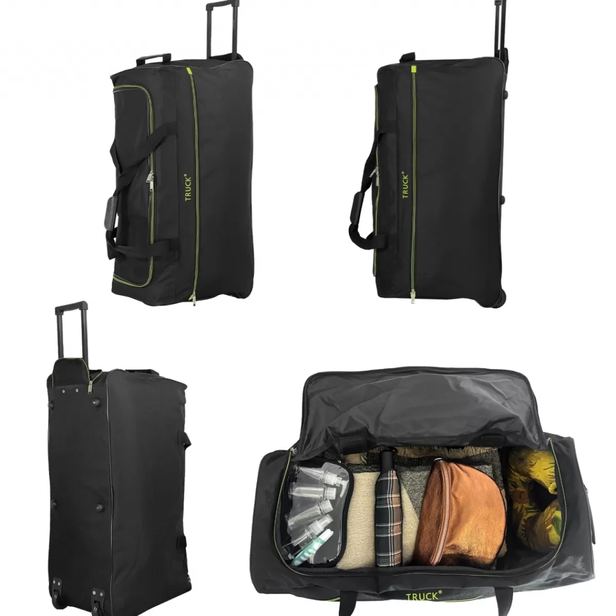 Sac de voyage avec roulettes 76L polyester taille L 75.50cm^Truck Cheap