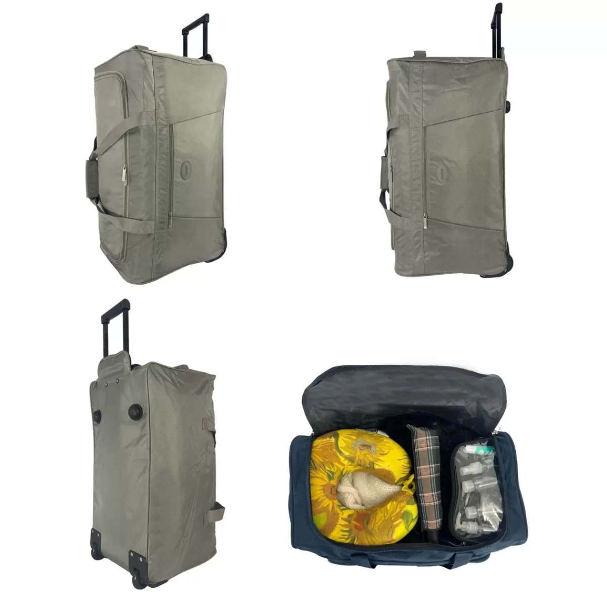 Sac de voyage avec roulettes 70L polyester taille M 64cm^Truck Best