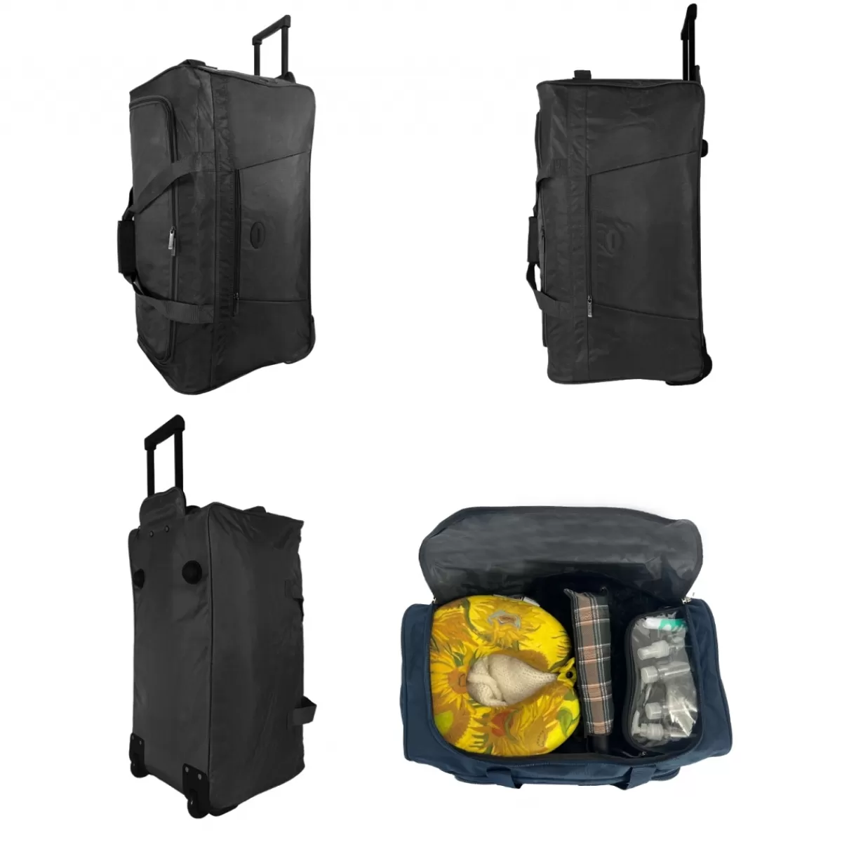 Sac de voyage avec roulettes 70L polyester taille M 64cm^Truck Best