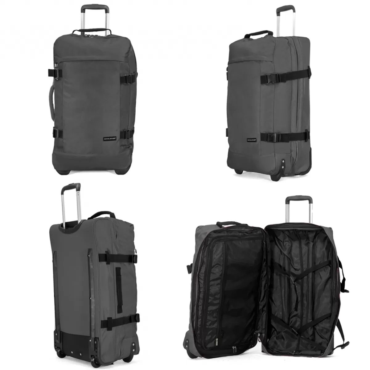 Sac de voyage cabine à roulettes 74L double compartiment taille L 70cm^David Jones Hot