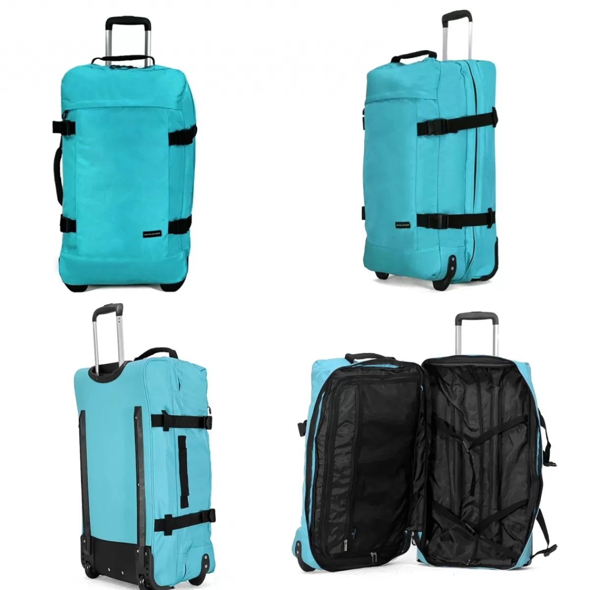 Sac de voyage cabine à roulettes 74L double compartiment taille L 70cm^David Jones Hot