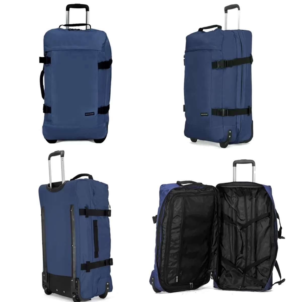 Sac de voyage cabine à roulettes 74L double compartiment taille L 70cm^David Jones Hot