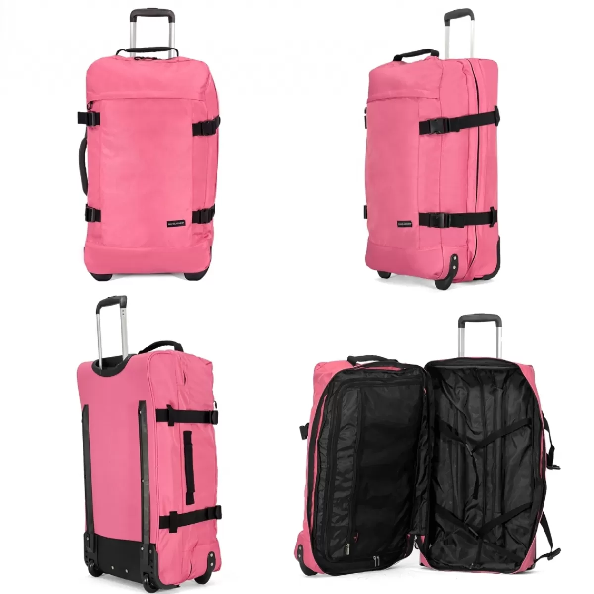 Sac de voyage cabine à roulettes 74L double compartiment taille L 70cm^David Jones Hot