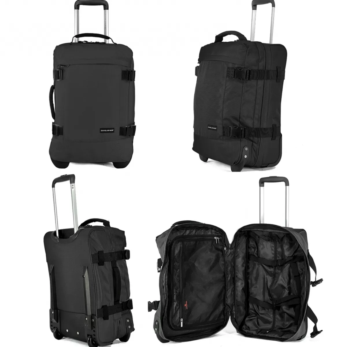 Sac de voyage cabine à roulettes 35L double compartiment taille S 50cm^David Jones Clearance