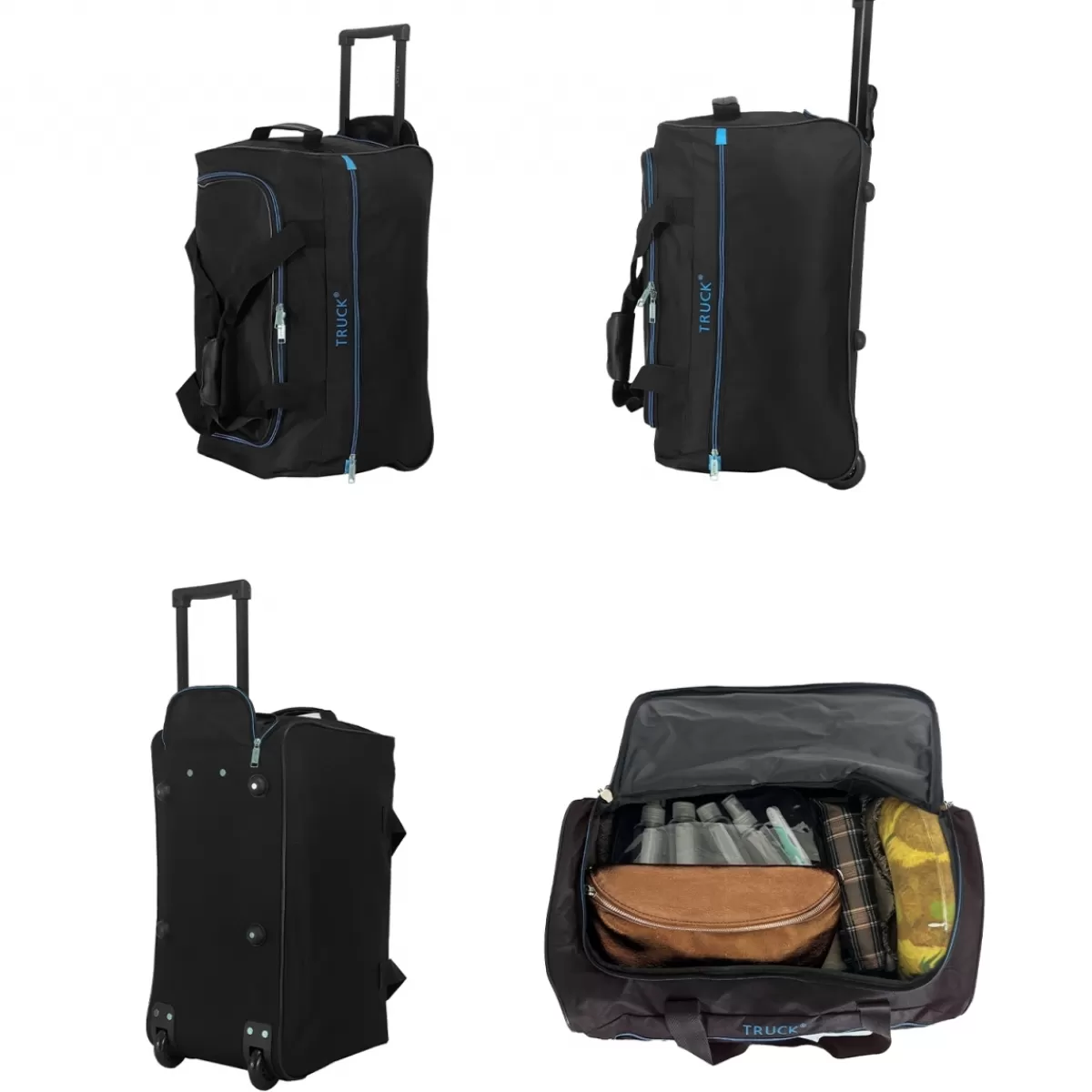 Sac de voyage cabine avec roulettes 34L polyester taille S 50.50cm^Truck Outlet
