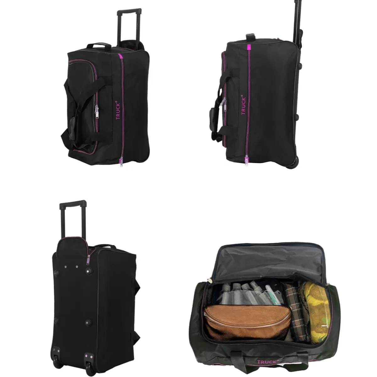 Sac de voyage cabine avec roulettes 34L polyester taille S 50.50cm^Truck Outlet
