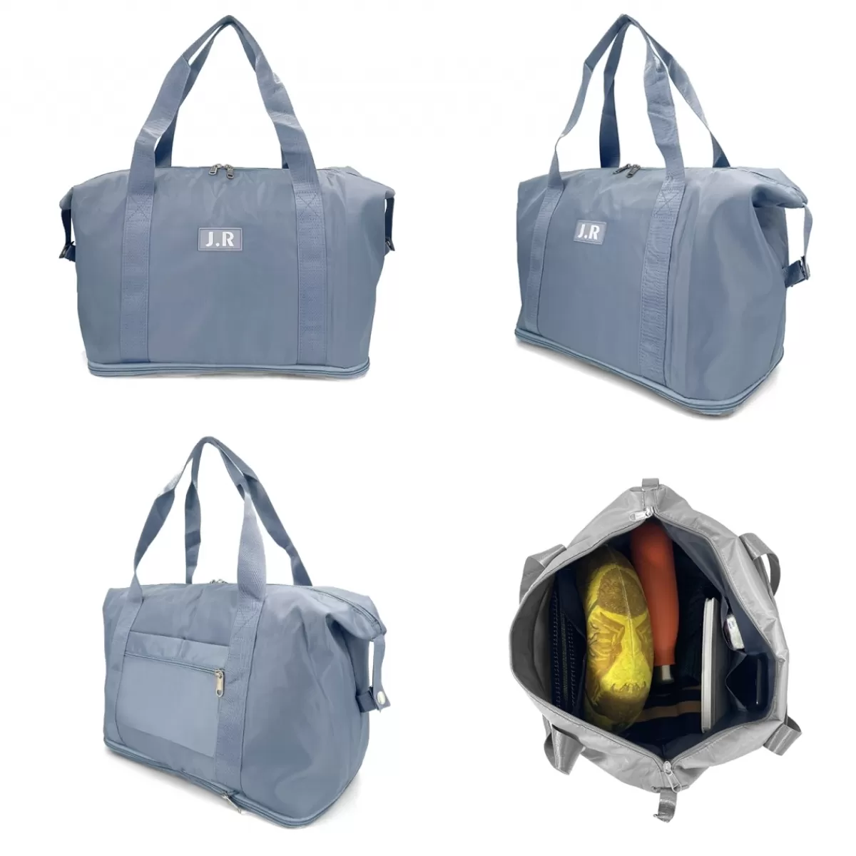 Sac de voyage week-end 21L déperlant Bleu Cerise sans roulettes^Bleucerise Shop