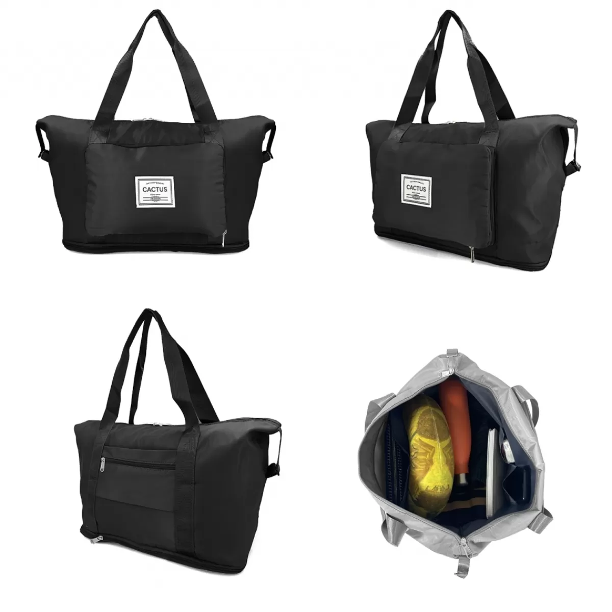 Sac de voyage week-end 24L pliable et extensible déperlant sans roulettes^Cactus Clearance