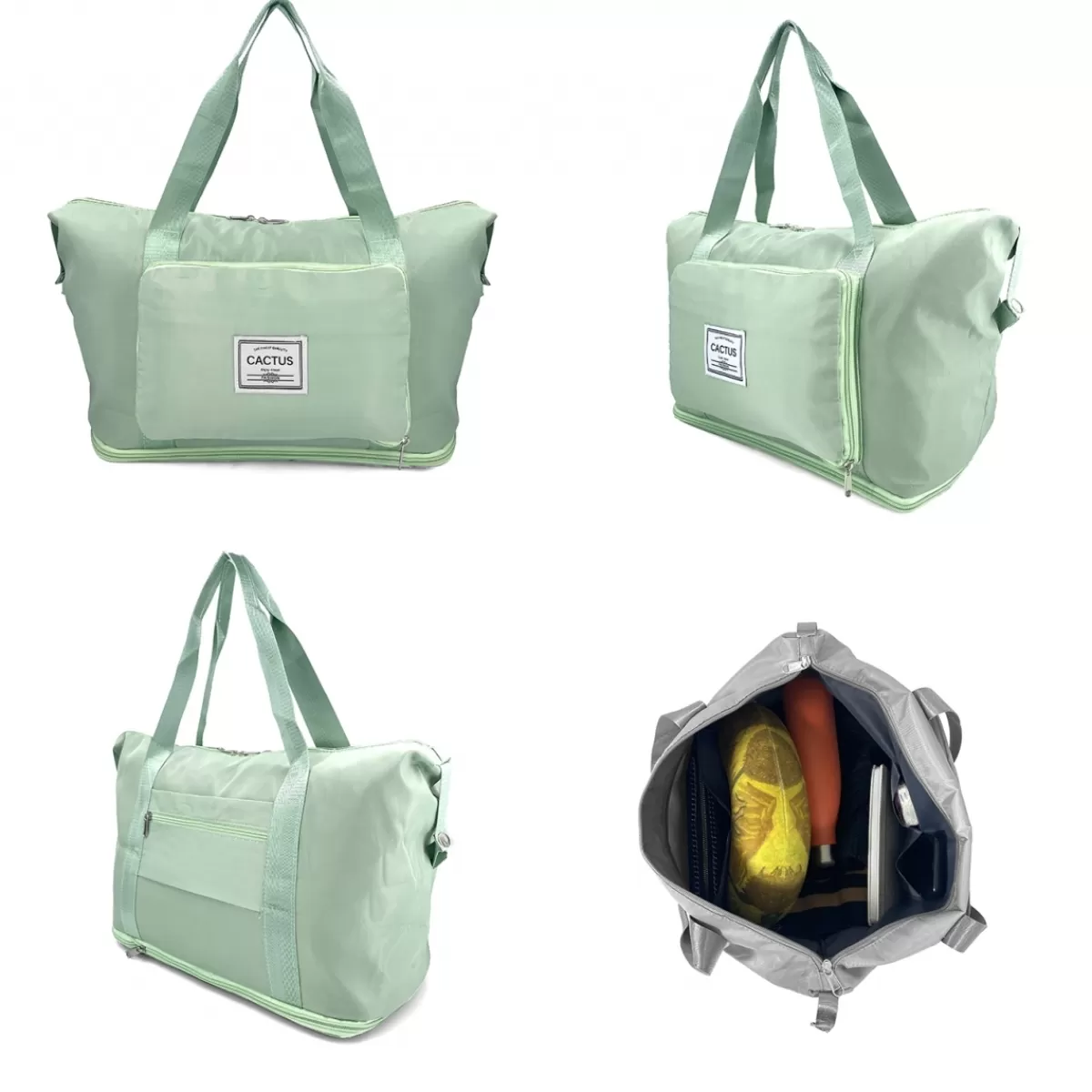 Sac de voyage week-end 24L pliable et extensible déperlant sans roulettes^Cactus Clearance