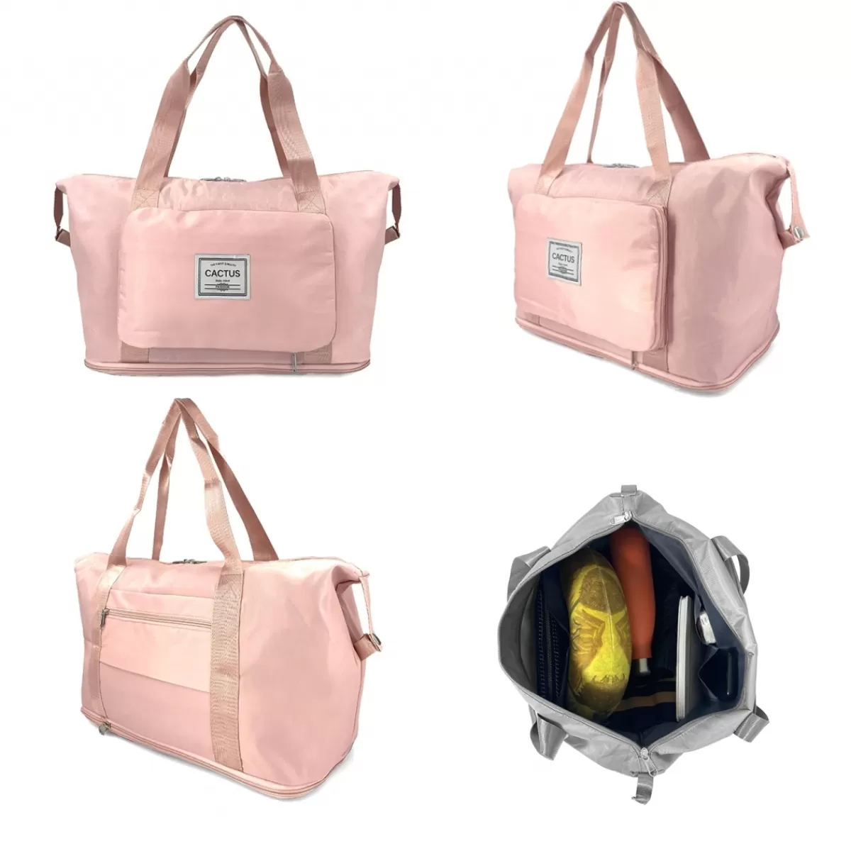 Sac de voyage week-end 24L pliable et extensible déperlant sans roulettes^Cactus Clearance