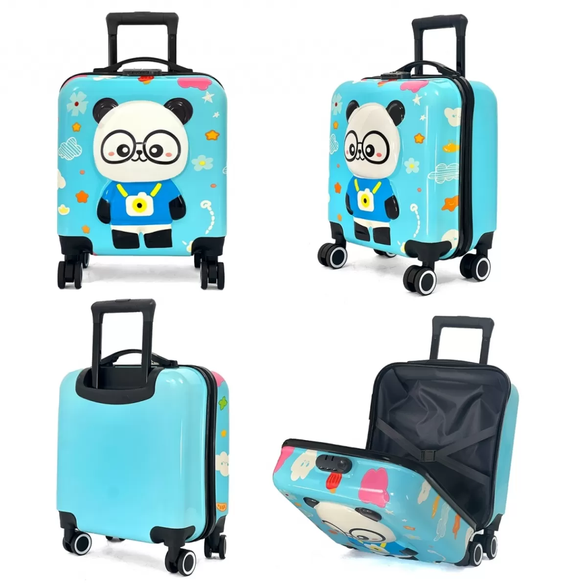 Valise cabine rigide enfant motif 3D Les Sacs de K&#39rlot 46cm^Les Sacs de K'rlot Shop